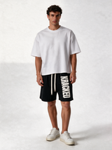 Graphic Shorts Knit Relaxed Fit - Kracked