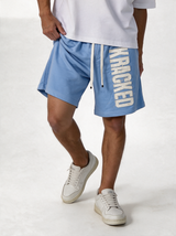 Graphic Shorts Knit Relaxed Fit - Kracked