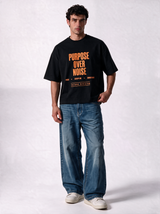 Purpose Graphic T-Shirt Knit Relaxed Fit - Genz Saudi