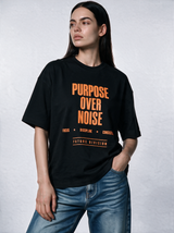 Purpose Graphic T-Shirt Knit Relaxed Fit - Genz Saudi