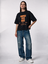 Purpose Graphic T-Shirt Knit Relaxed Fit - Genz Saudi