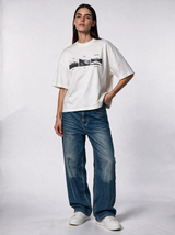 Mountain Graphic T-Shirt Blend Relaxed Fit - Genz Saudi