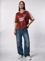 Panelled Graphic T-Shirt Knit Relaxed Fit - seven