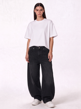 Wide Leg Jeans Denim Baggy Fit - Genz Saudi