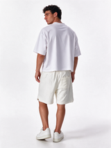 Relaxed Technical Mesh Graphic Shorts - eleven