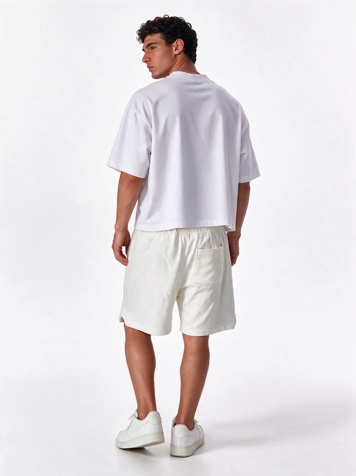 Relaxed Technical Mesh Graphic Shorts - eleven