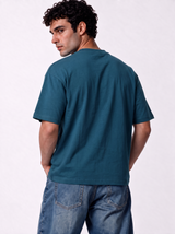 Minimal Crew Neck T-Shirt Knit Relaxed Fit - Autentico