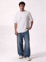Minimal Crew Neck T-Shirt Knit Relaxed Fit - Autentico