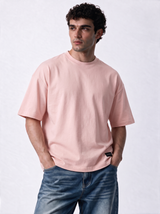 Minimal Crew Neck T-Shirt Knit Relaxed Fit - Autentico