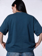 Minimal Crew Neck T-Shirt Knit Relaxed Fit - Autentico