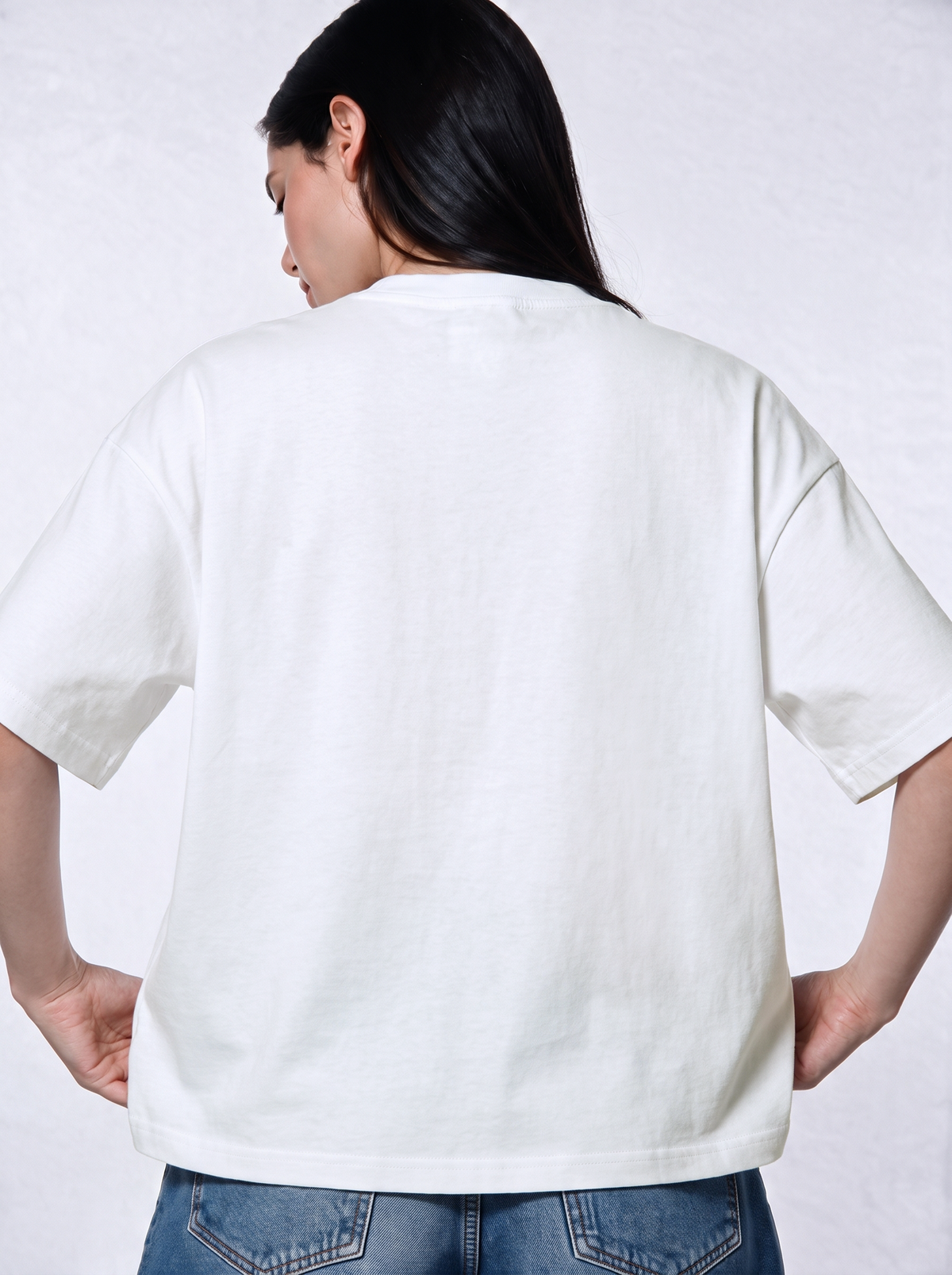 Minimal Crew Neck T-Shirt Knit Relaxed Fit - Autentico