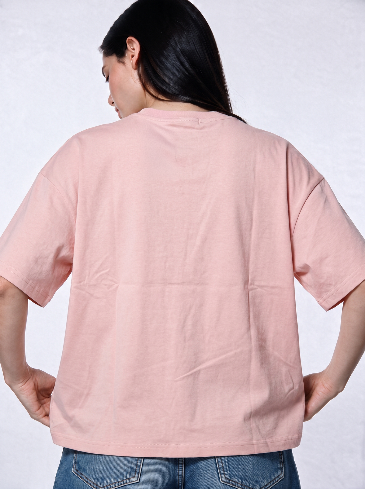 Minimal Crew Neck T-Shirt Knit Relaxed Fit - Autentico