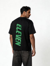 Boxy Heavyweight Cotton Graphic Tee - eleven