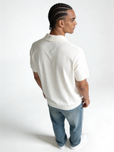Relaxed-Fit Fine-Knit Cotton Polo - void