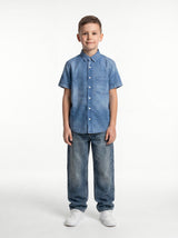 Washed Buttoned Shirt Cotton Regular Fit - seven kids