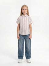 Printed Shirt Cotton Regular Fit - seven kids