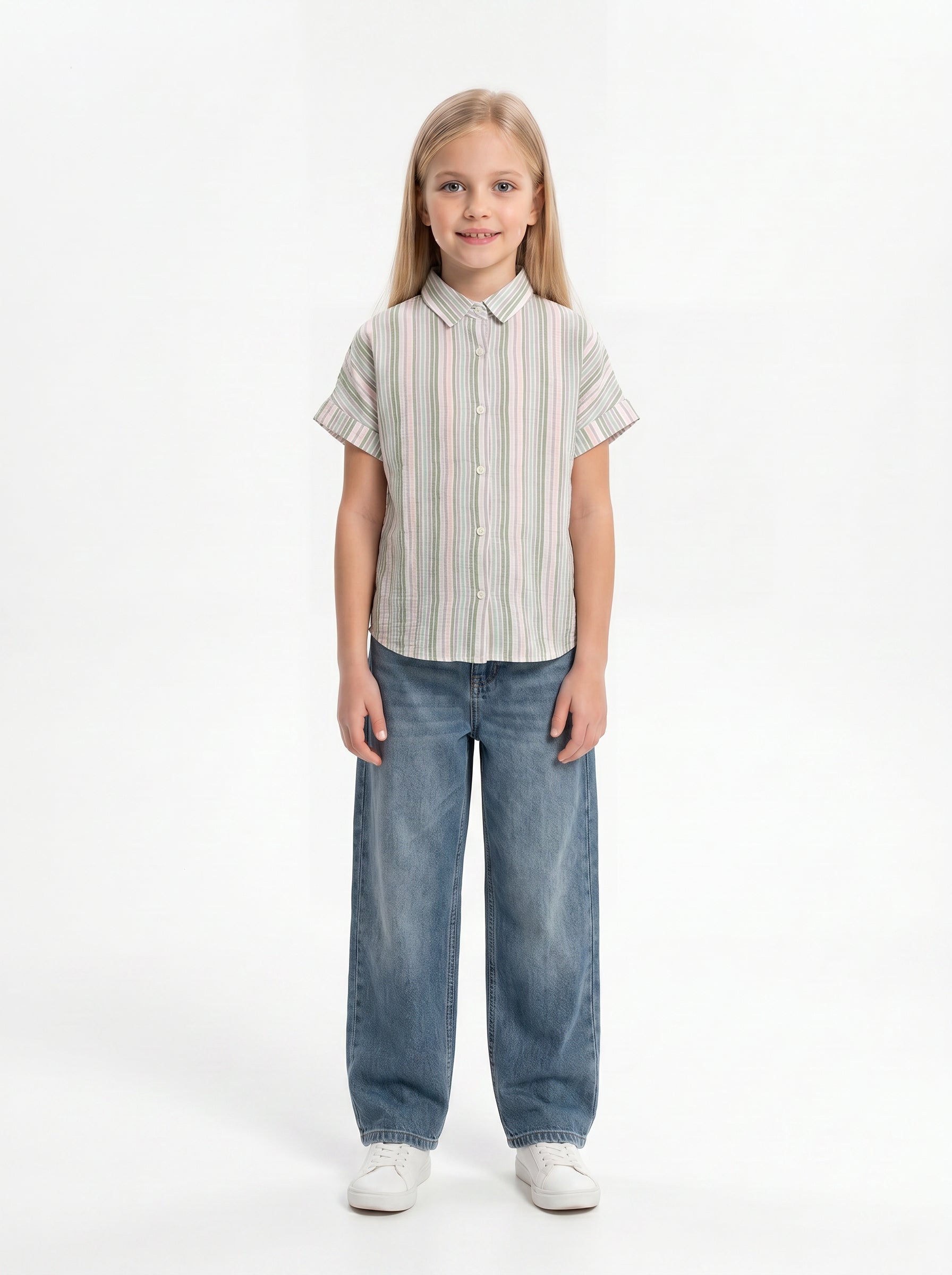 Printed Shirt Cotton Regular Fit - seven kids