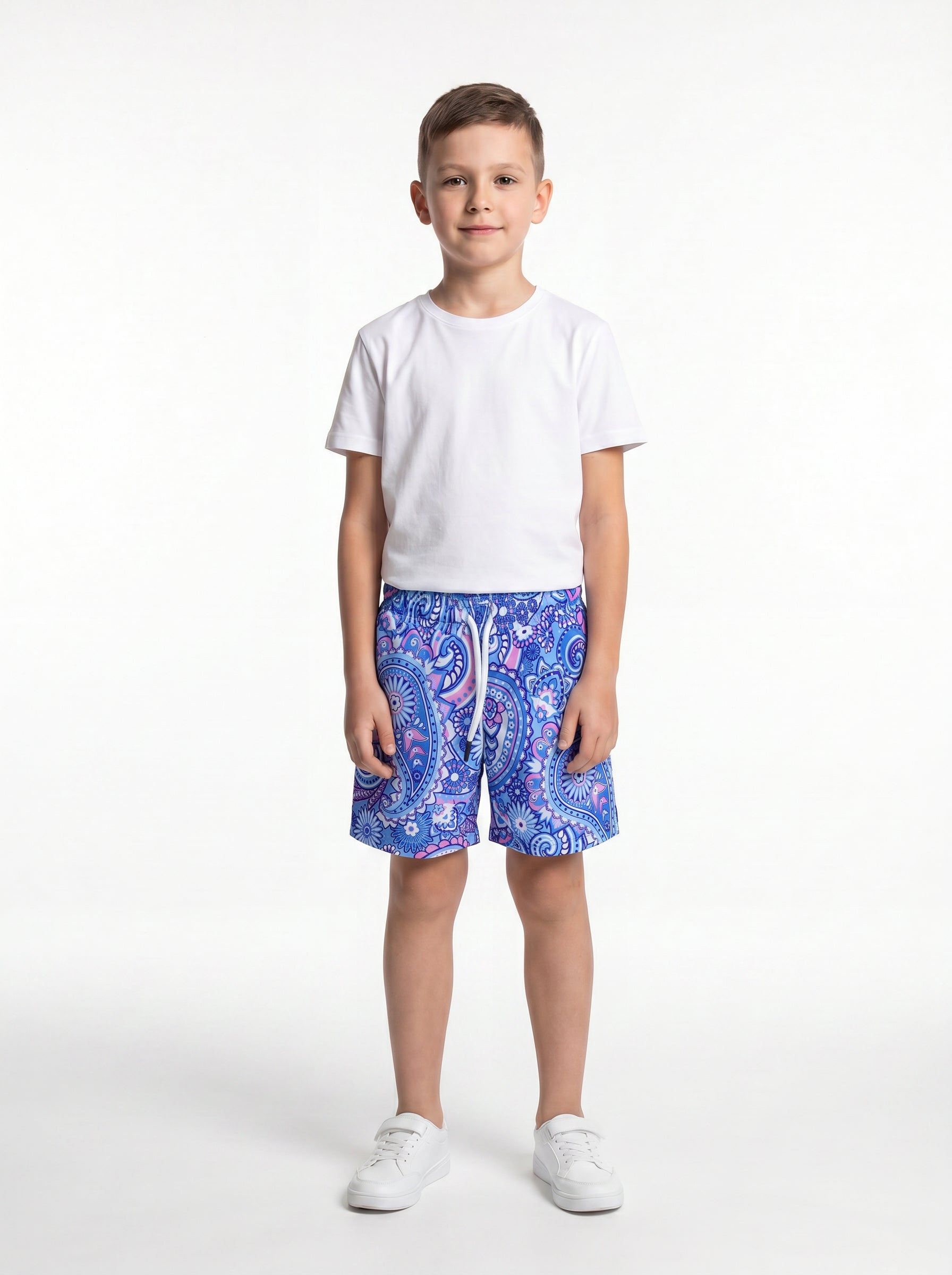 Printed Shorts Polyester Regular Fit - seven kids