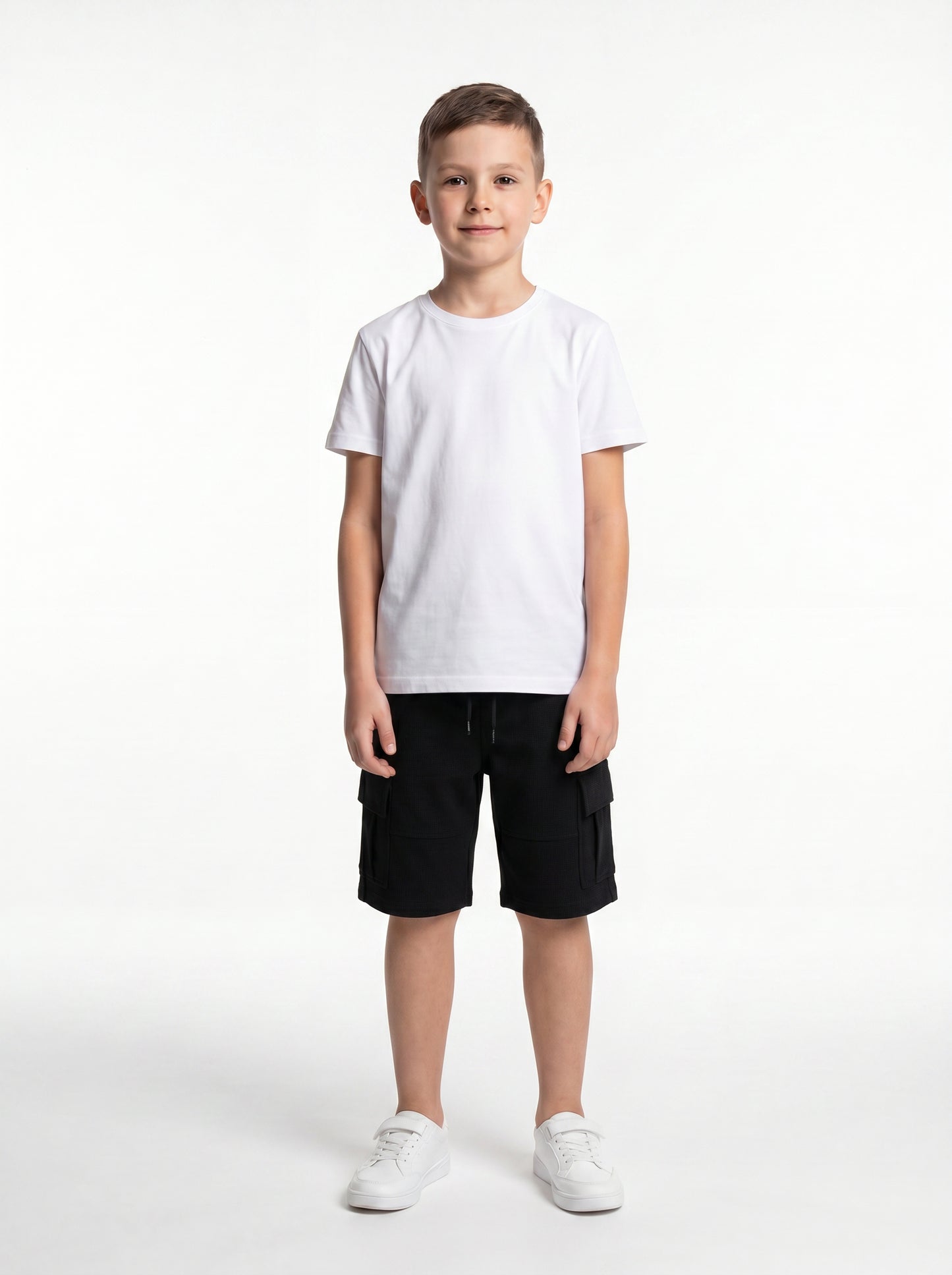 Utility Cargo Shorts Cotton Blend Regular Fit - seven kids