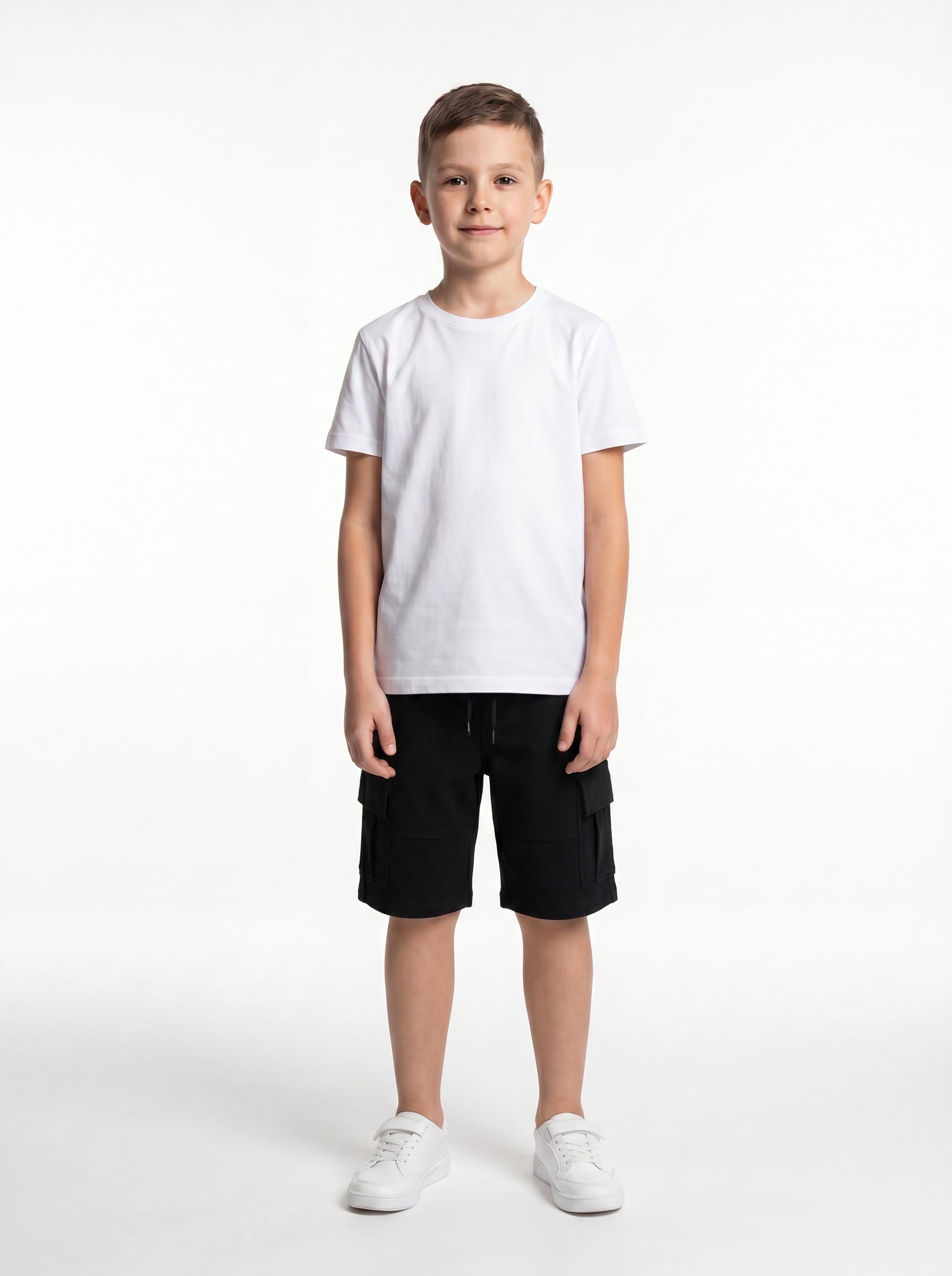 Utility Cargo Shorts Cotton Blend Regular Fit - seven kids