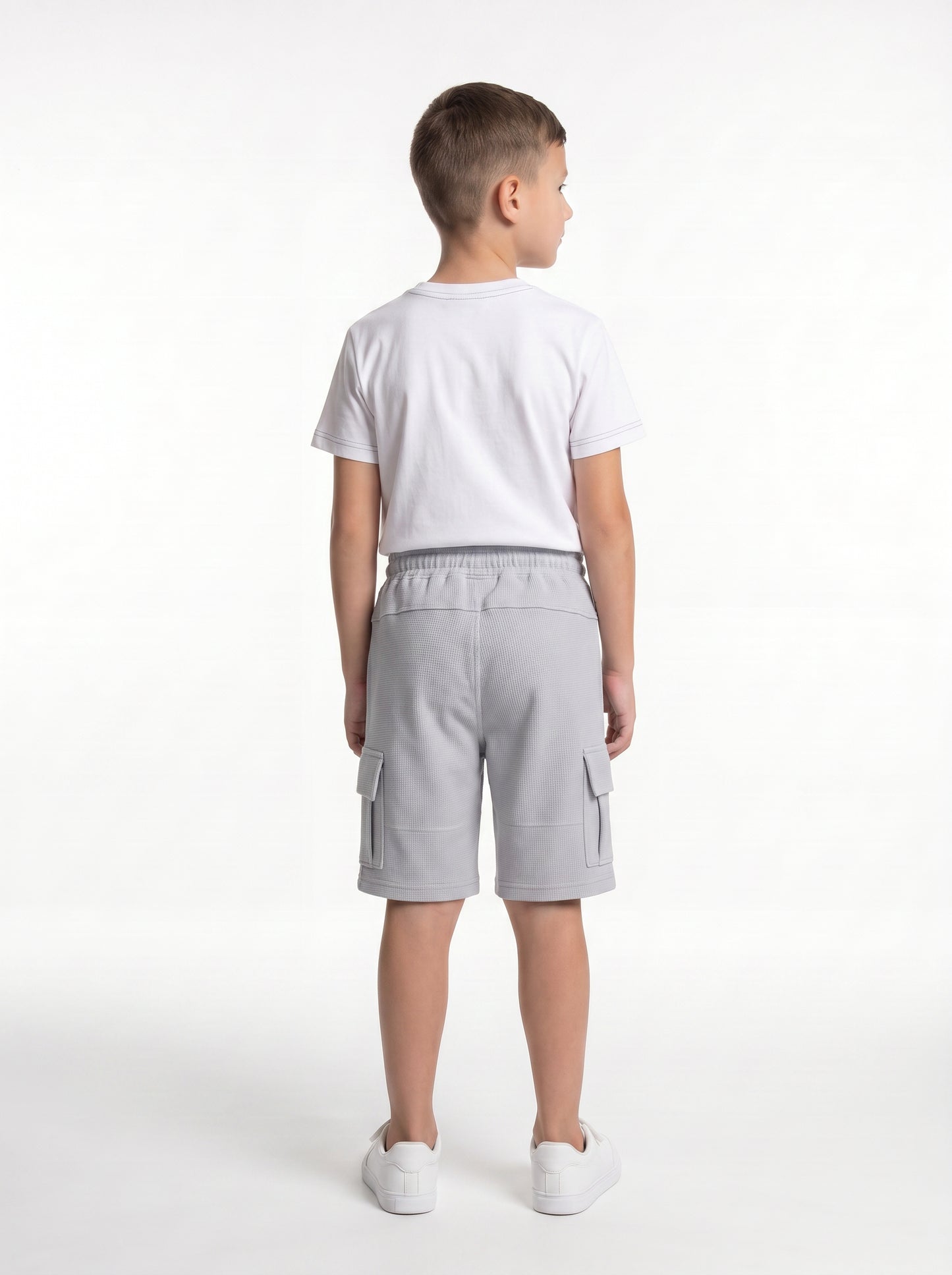 Utility Cargo Shorts Cotton Blend Regular Fit - seven kids