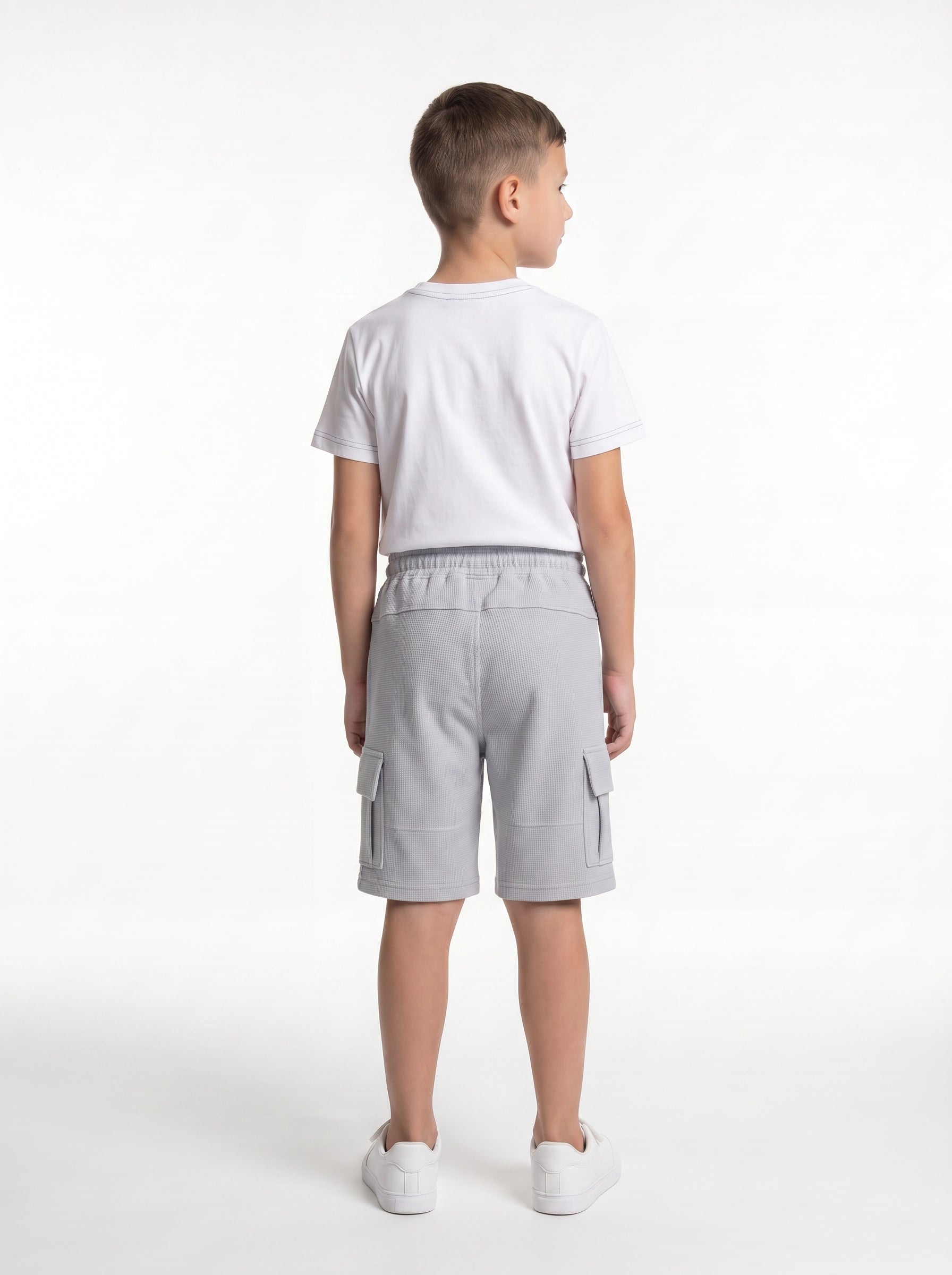 Utility Cargo Shorts Cotton Blend Regular Fit - seven kids