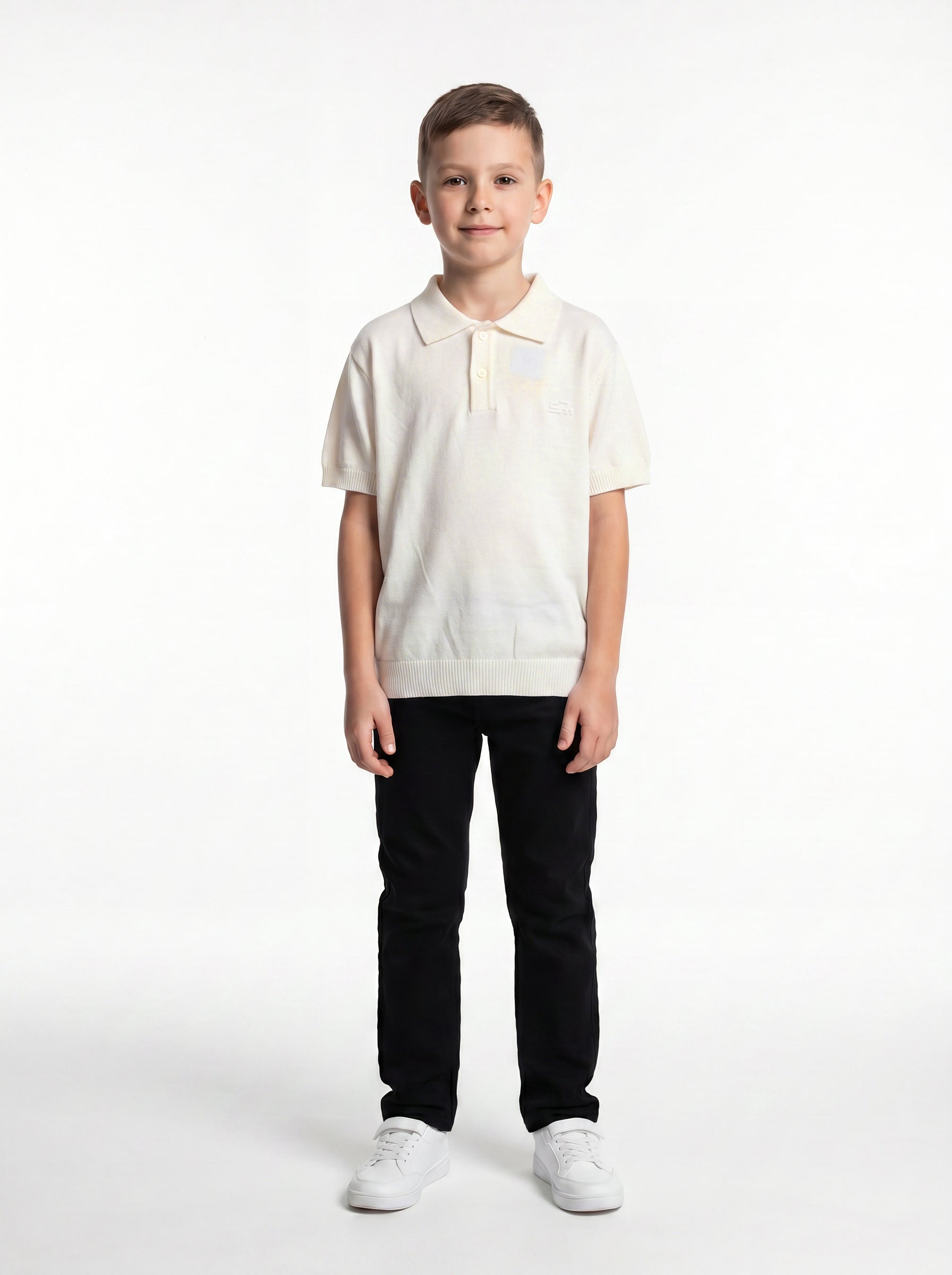 Logo Graphic Polo Knit Regular Fit - seven kids