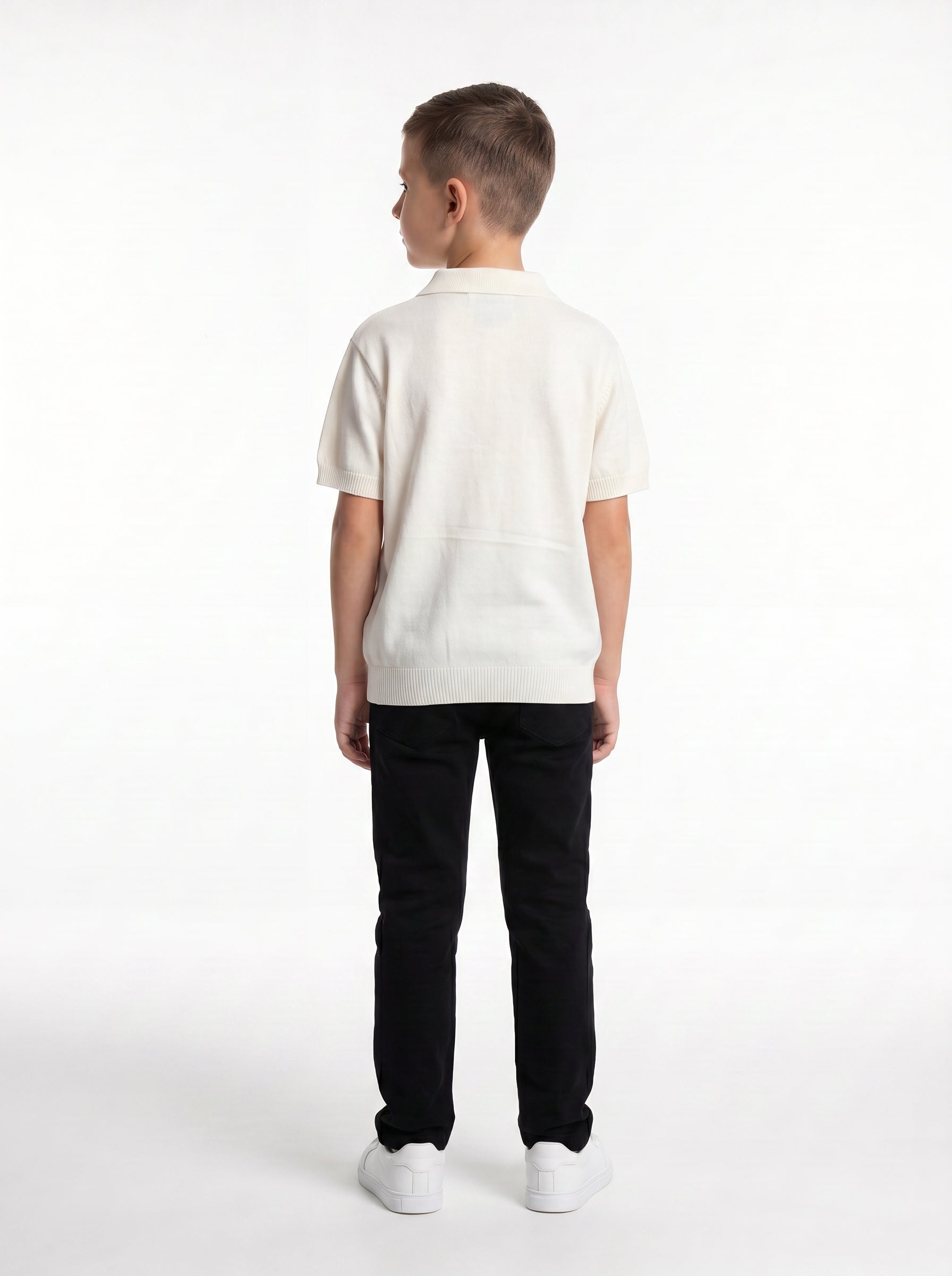 Logo Graphic Polo Knit Regular Fit - seven kids