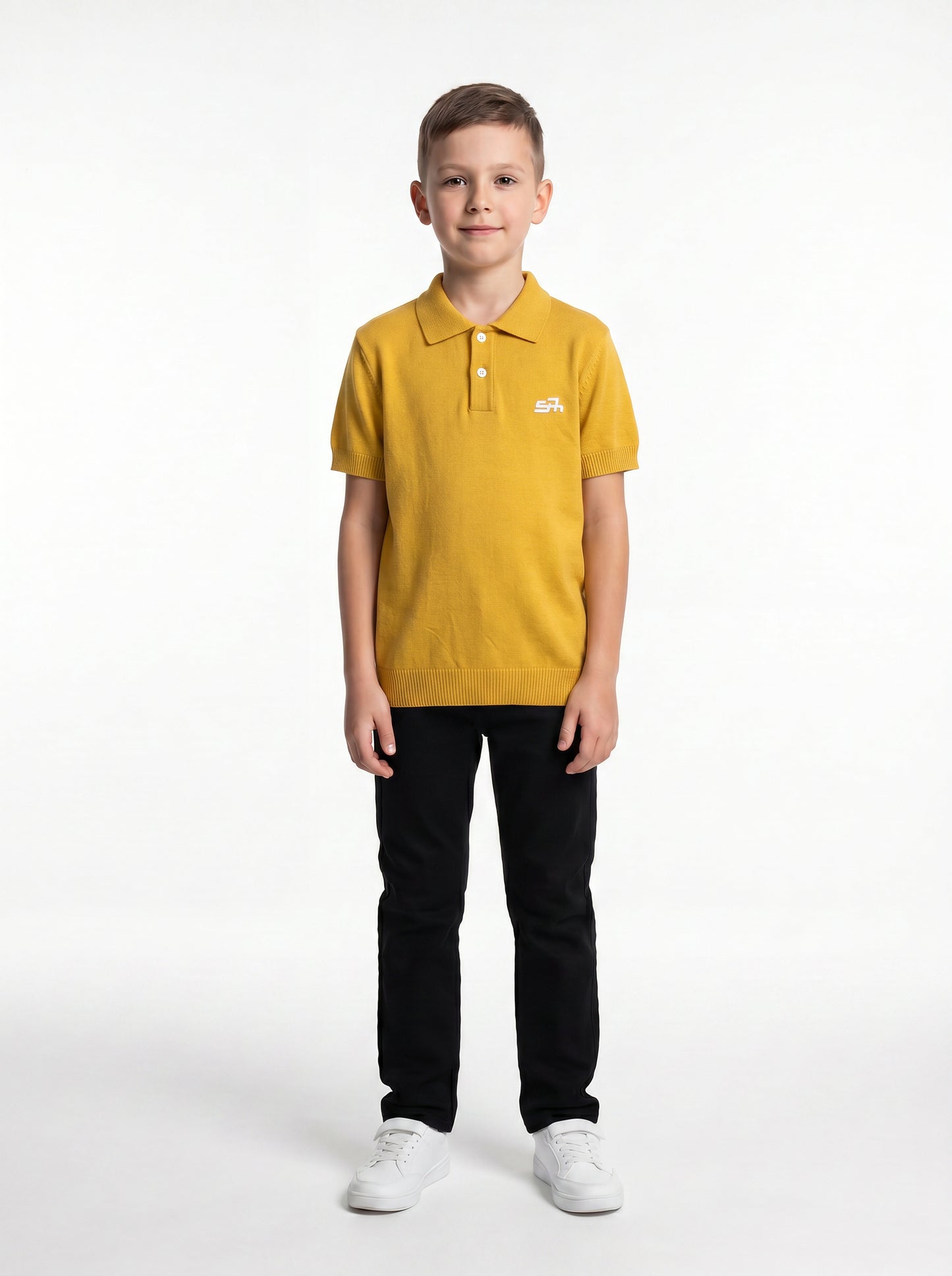 Logo Graphic Polo Knit Regular Fit - seven kids