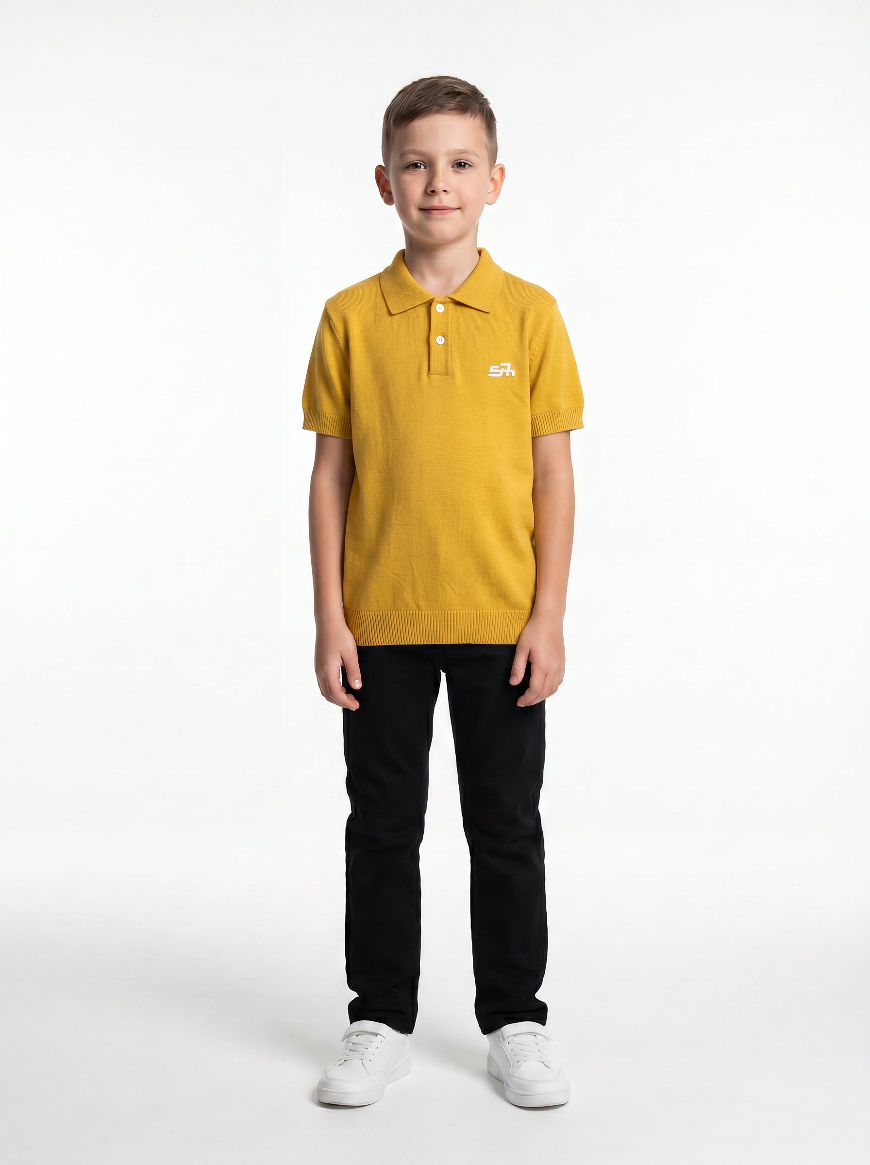 Logo Graphic Polo Knit Regular Fit - seven kids