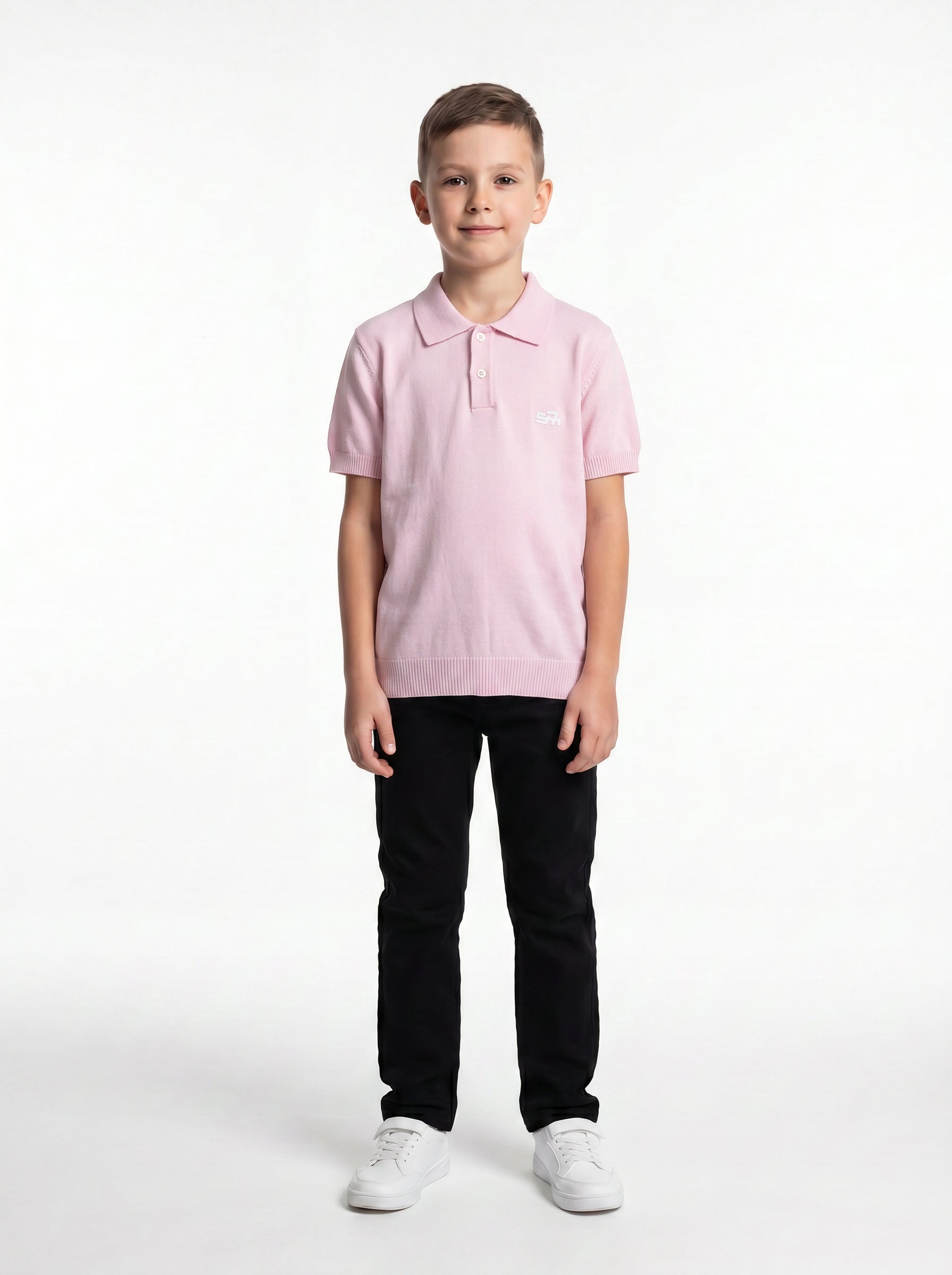 Logo Graphic Polo Knit Regular Fit - seven kids
