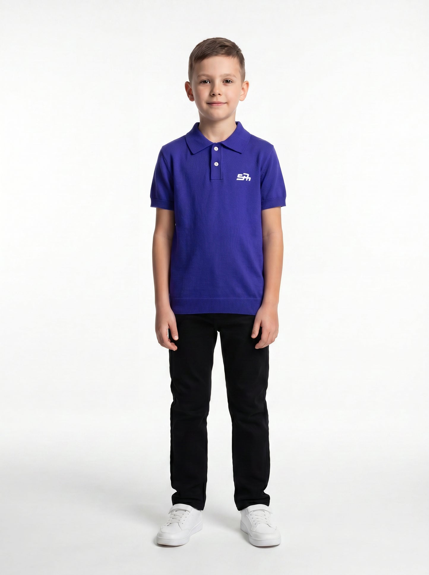 Logo Graphic Polo Knit Regular Fit - seven kids