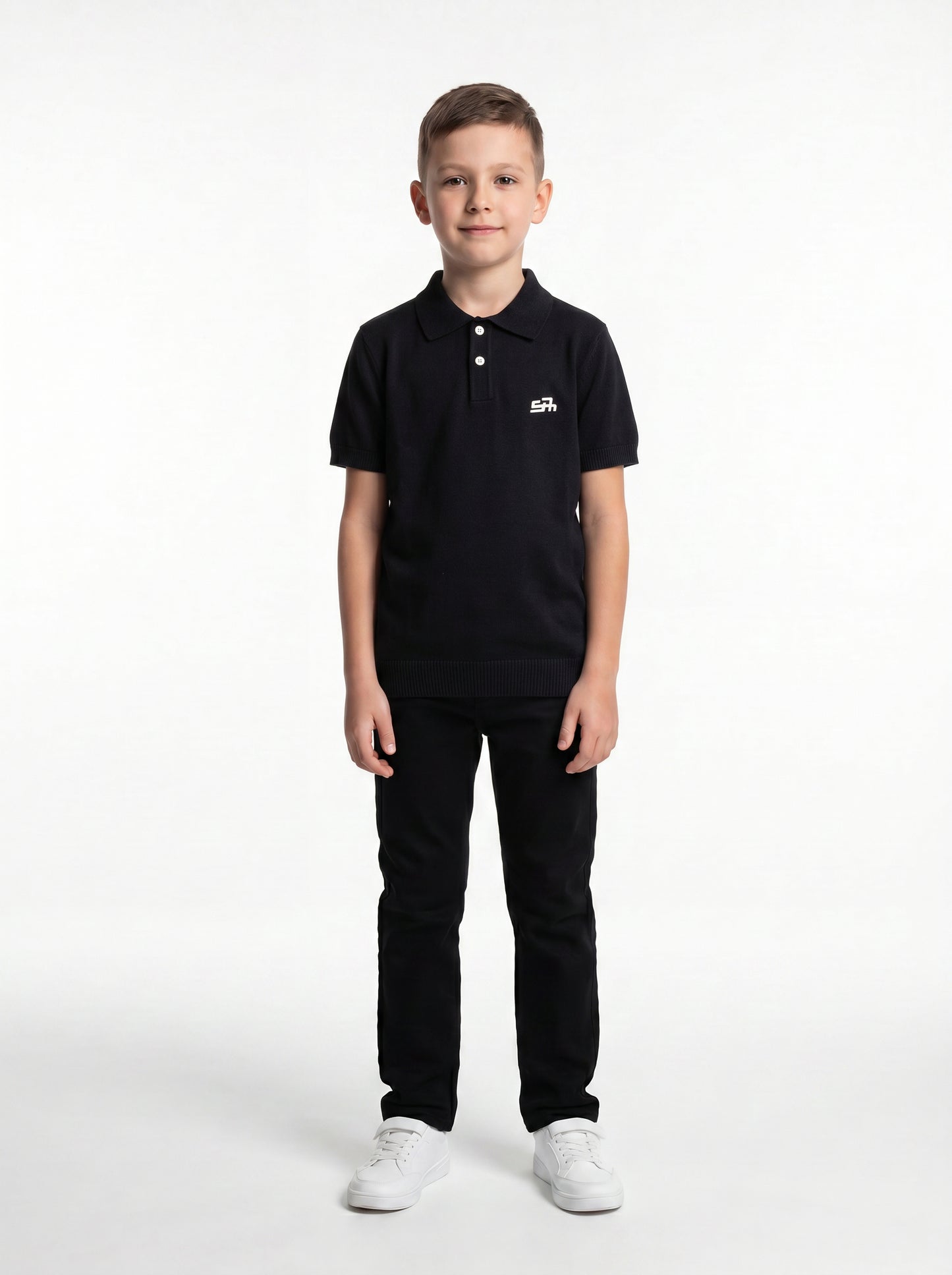 Logo Graphic Polo Knit Regular Fit - seven kids