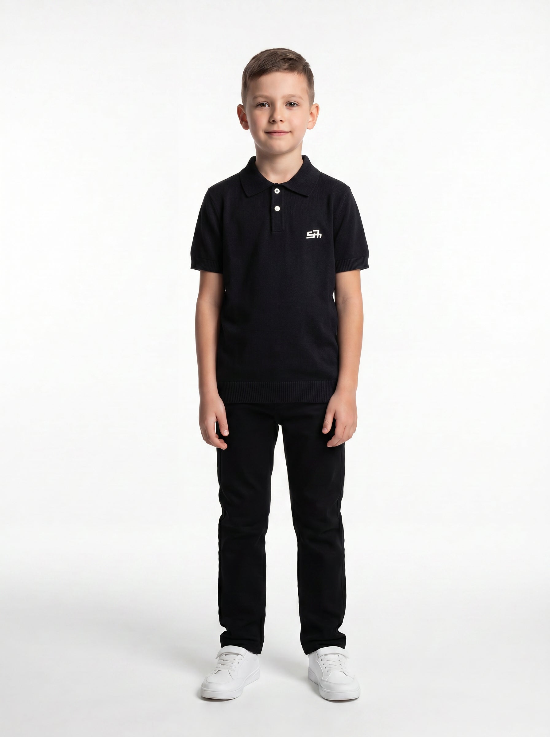 Logo Graphic Polo Knit Regular Fit - seven kids