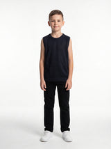 Ribbed Trim Sweater Vest Knit Regular Fit - seven kids