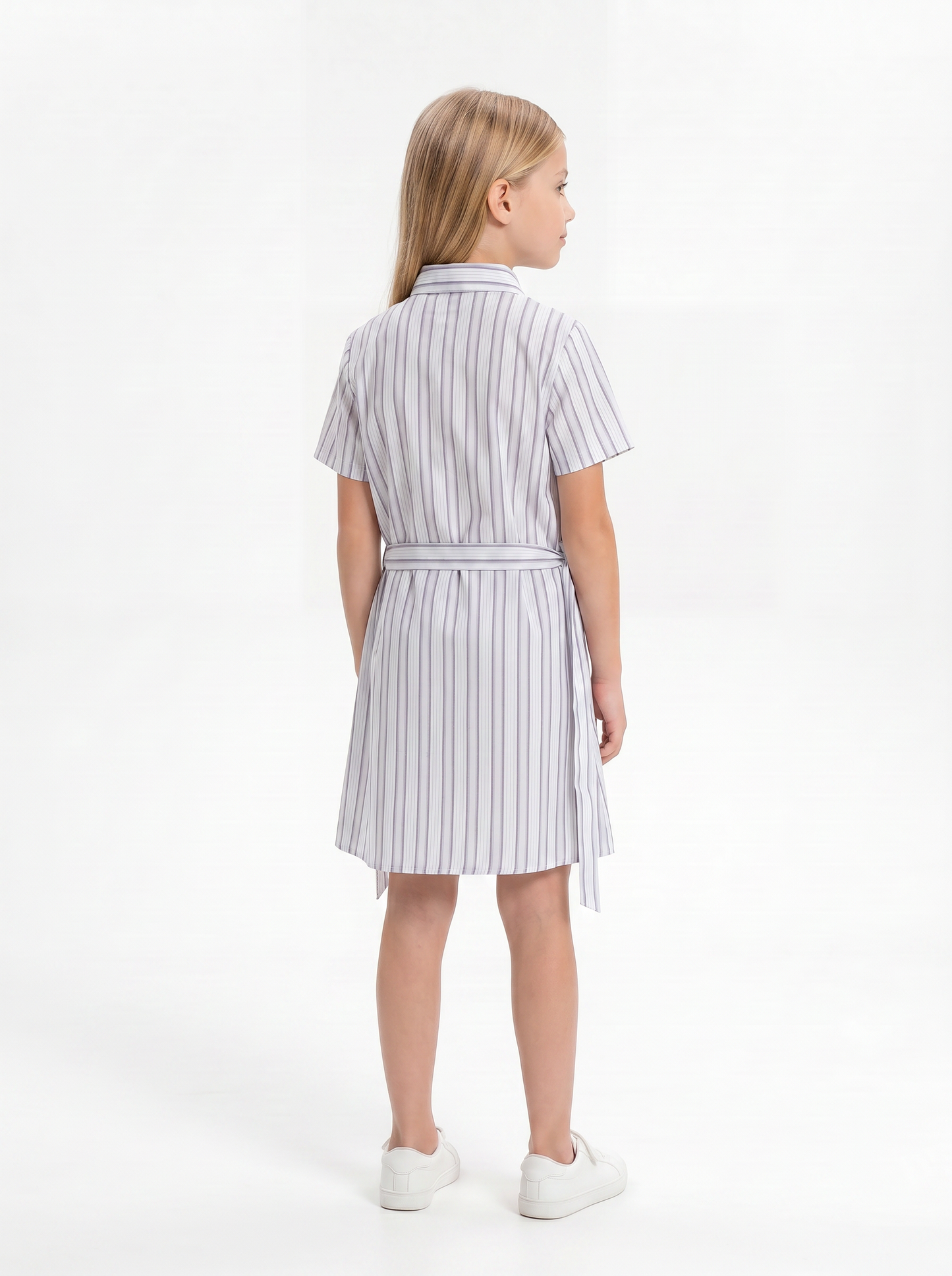 Printed Shirt Dress Cotton Regular Fit - seven kids