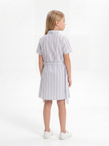 Printed Shirt Dress Cotton Regular Fit - seven kids