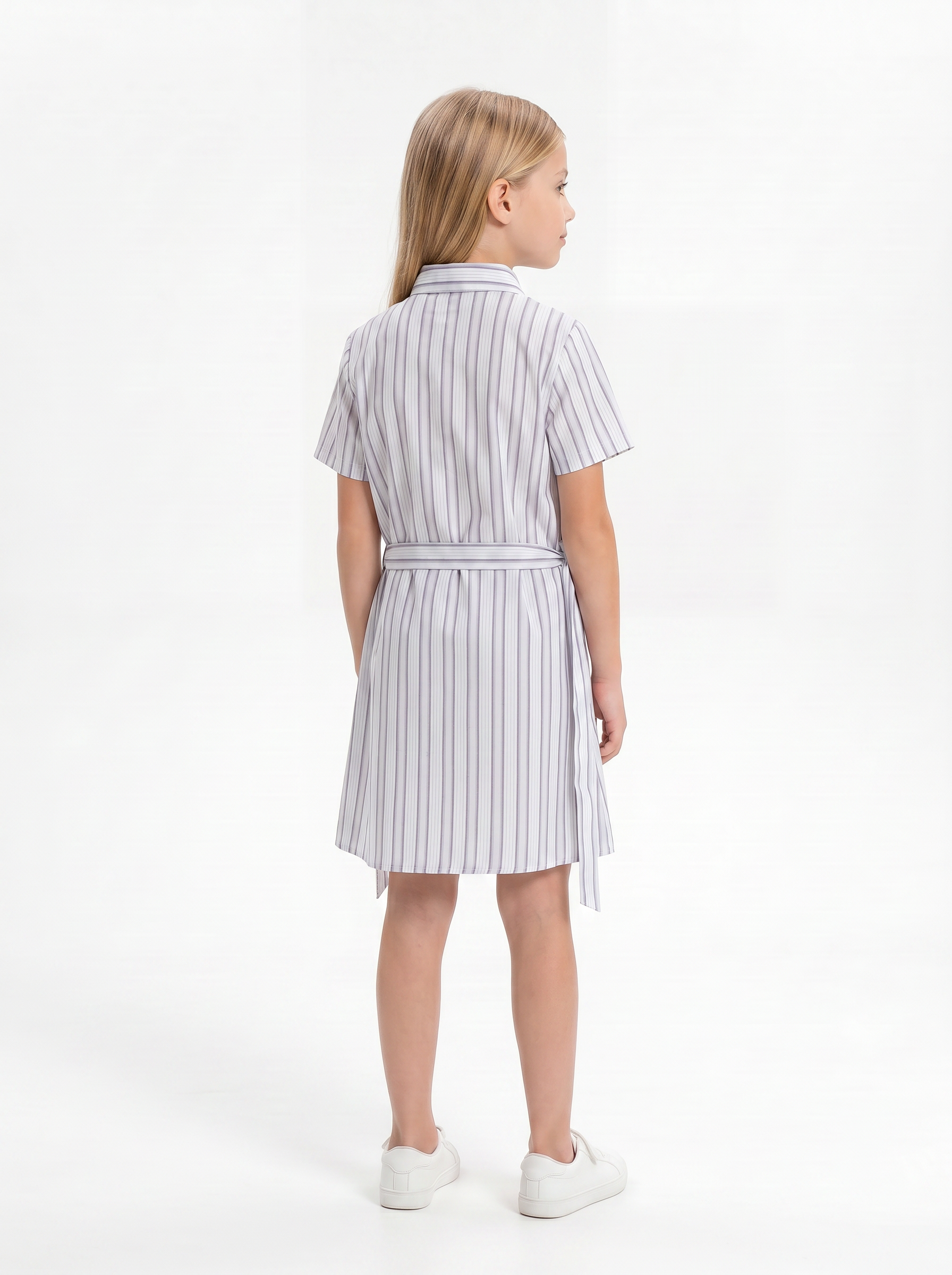 Printed Shirt Dress Cotton Regular Fit - seven kids