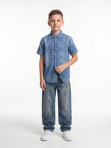 Washed Buttoned Shirt Cotton Regular Fit - seven kids
