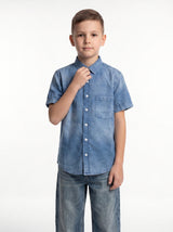 Washed Buttoned Shirt Cotton Regular Fit - seven kids