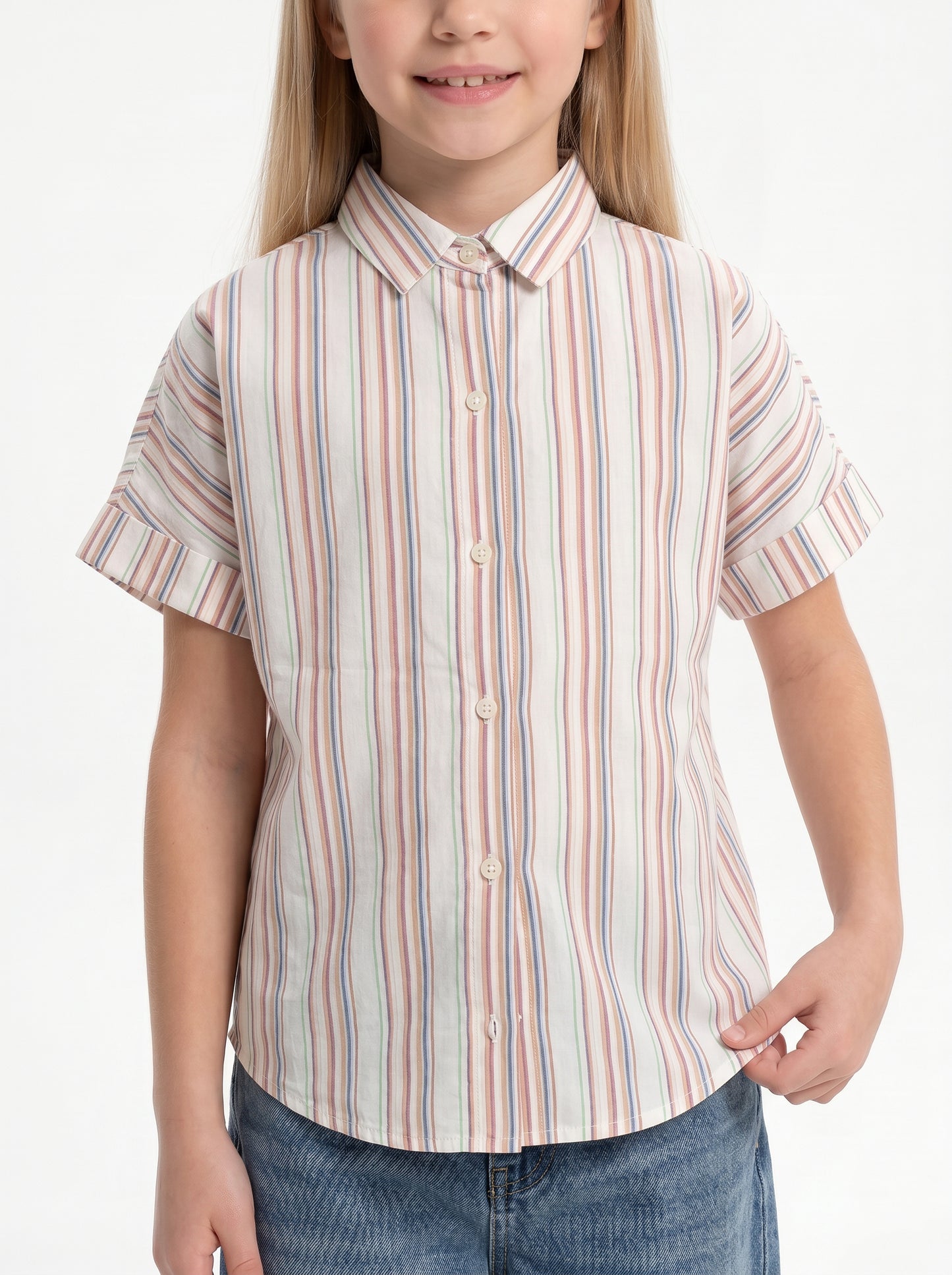 Printed Shirt Cotton Regular Fit - seven kids