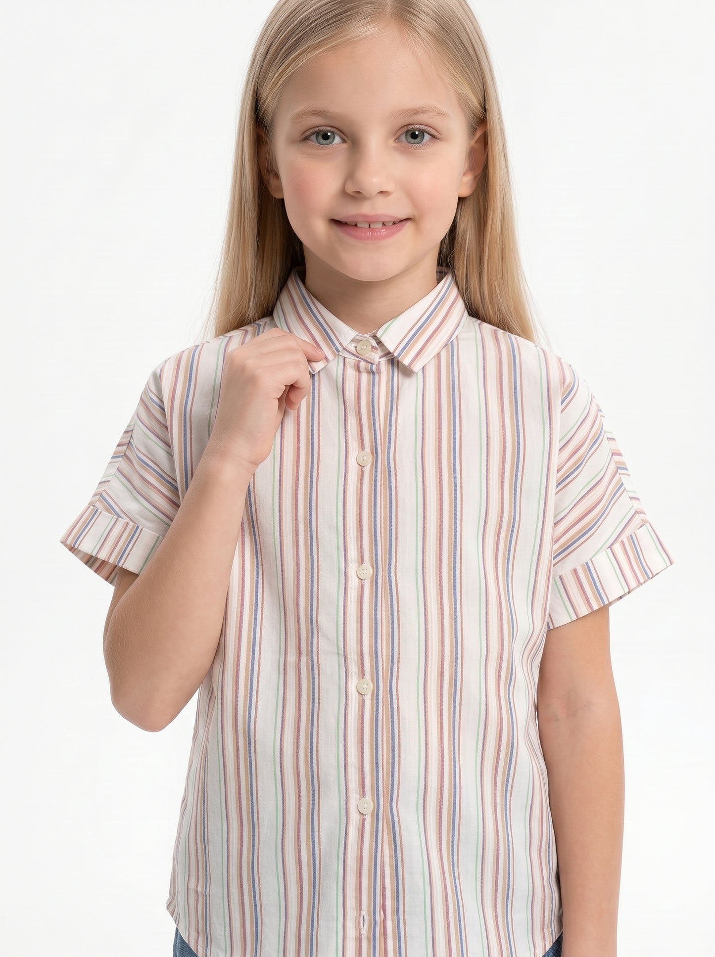 Printed Shirt Cotton Regular Fit - seven kids
