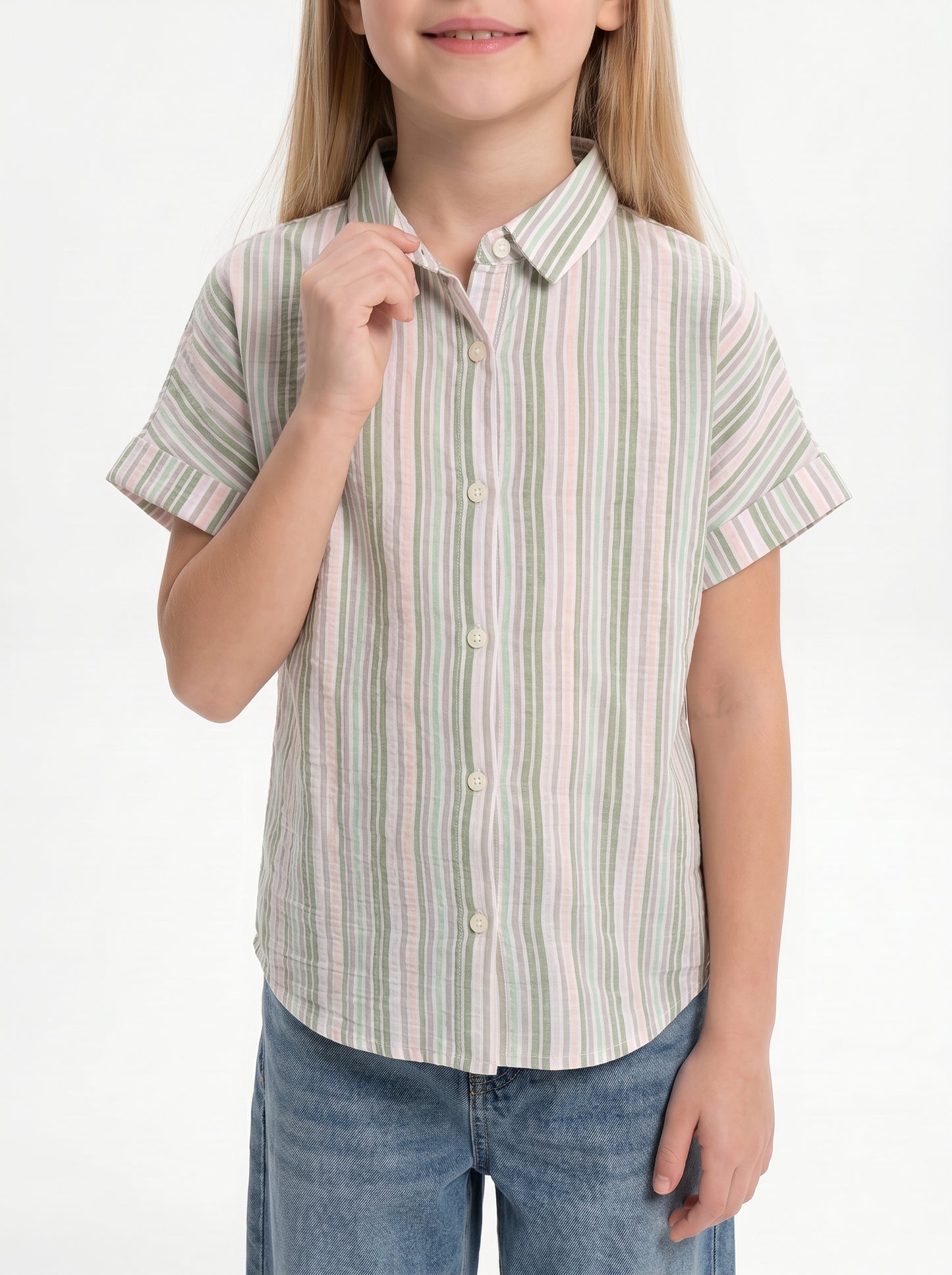 Printed Shirt Cotton Regular Fit - seven kids