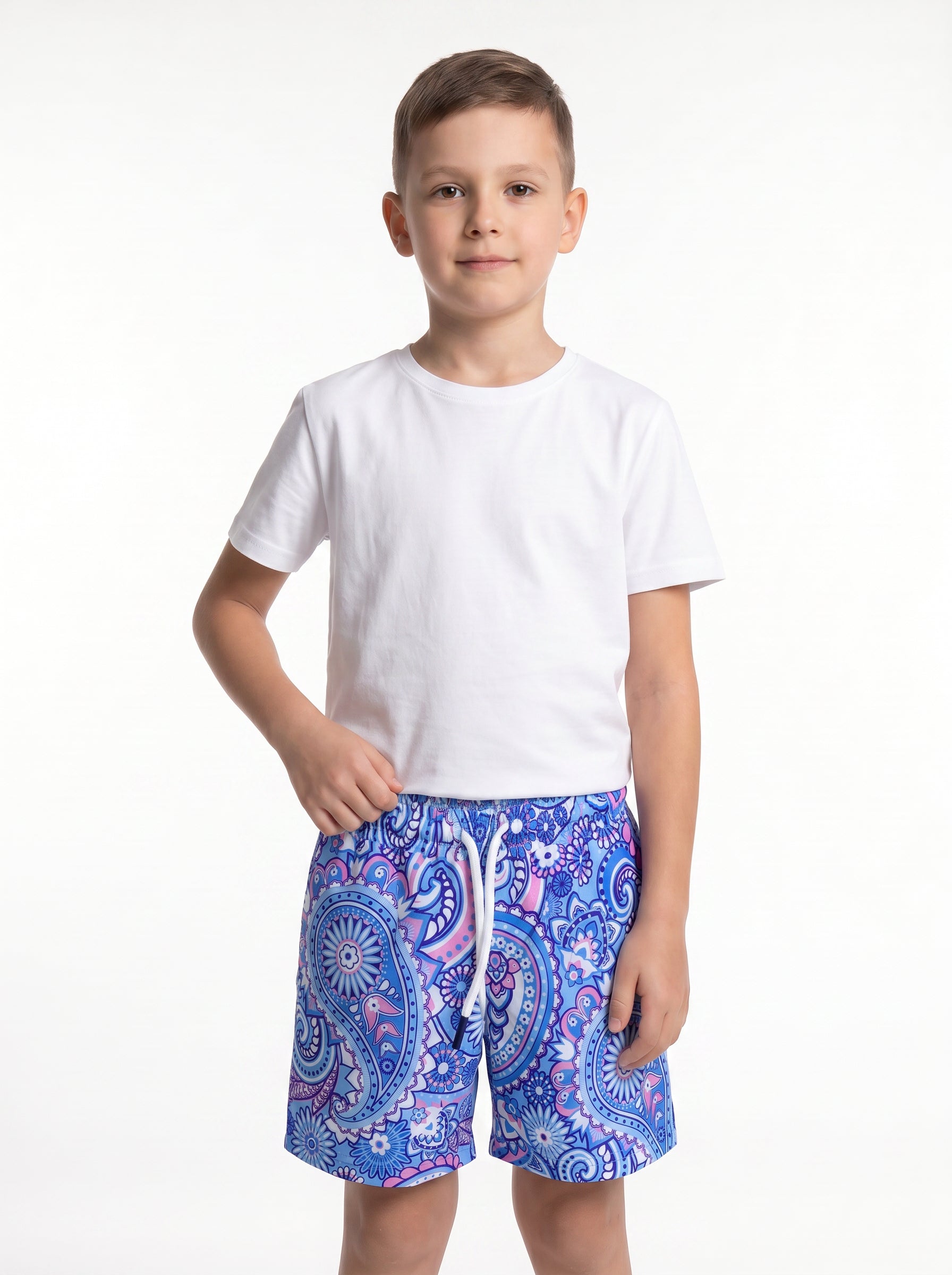 Printed Shorts Polyester Regular Fit - seven kids