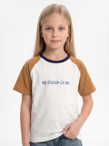Graphic Panelled T-Shirt Cotton Regular Fit - seven kids