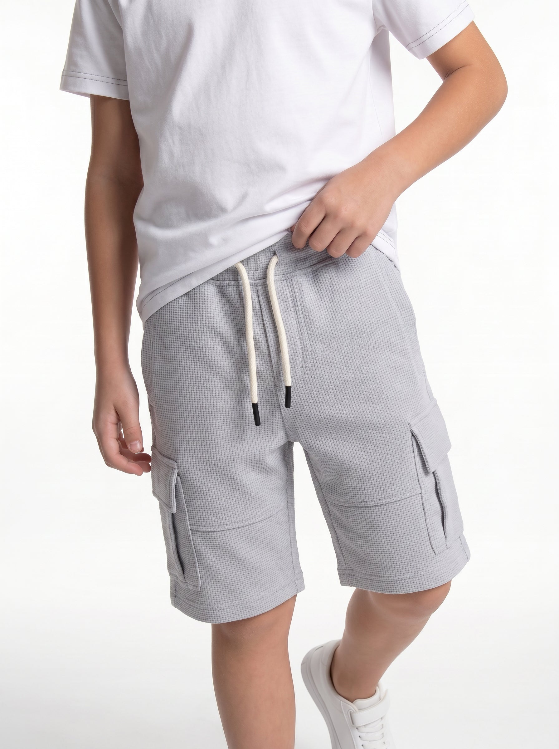 Utility Cargo Shorts Cotton Blend Regular Fit - seven kids