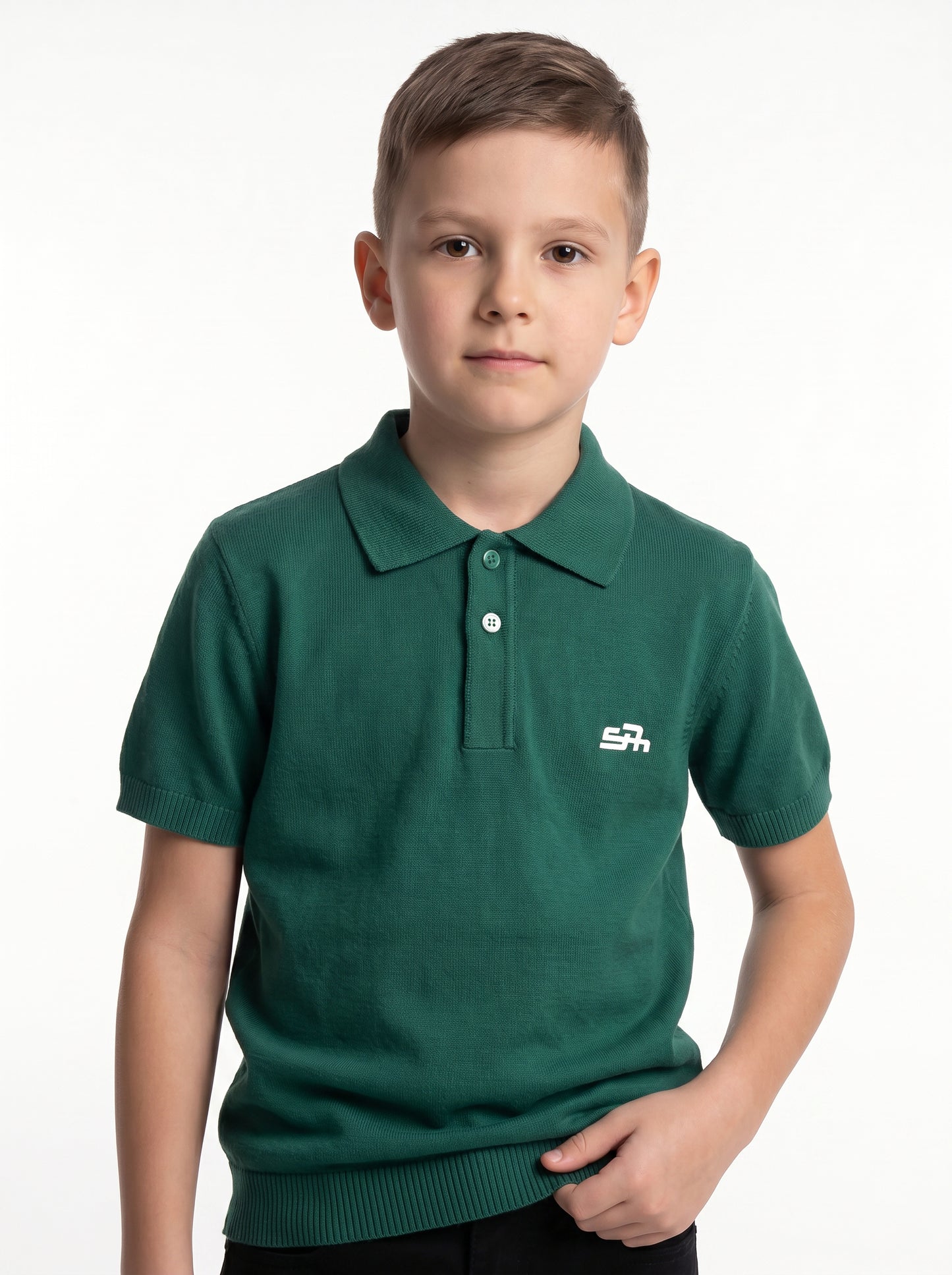 Logo Graphic Polo Knit Regular Fit - seven kids
