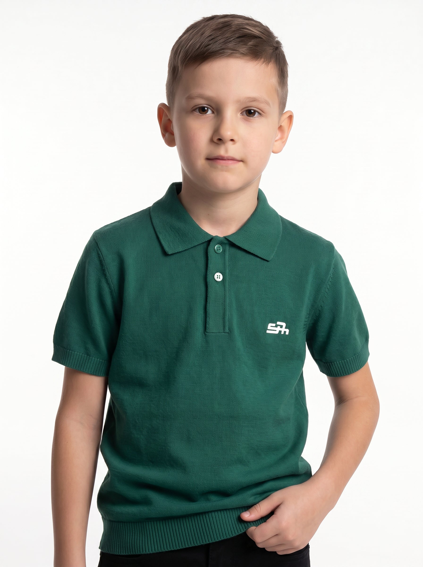 Logo Graphic Polo Knit Regular Fit - seven kids