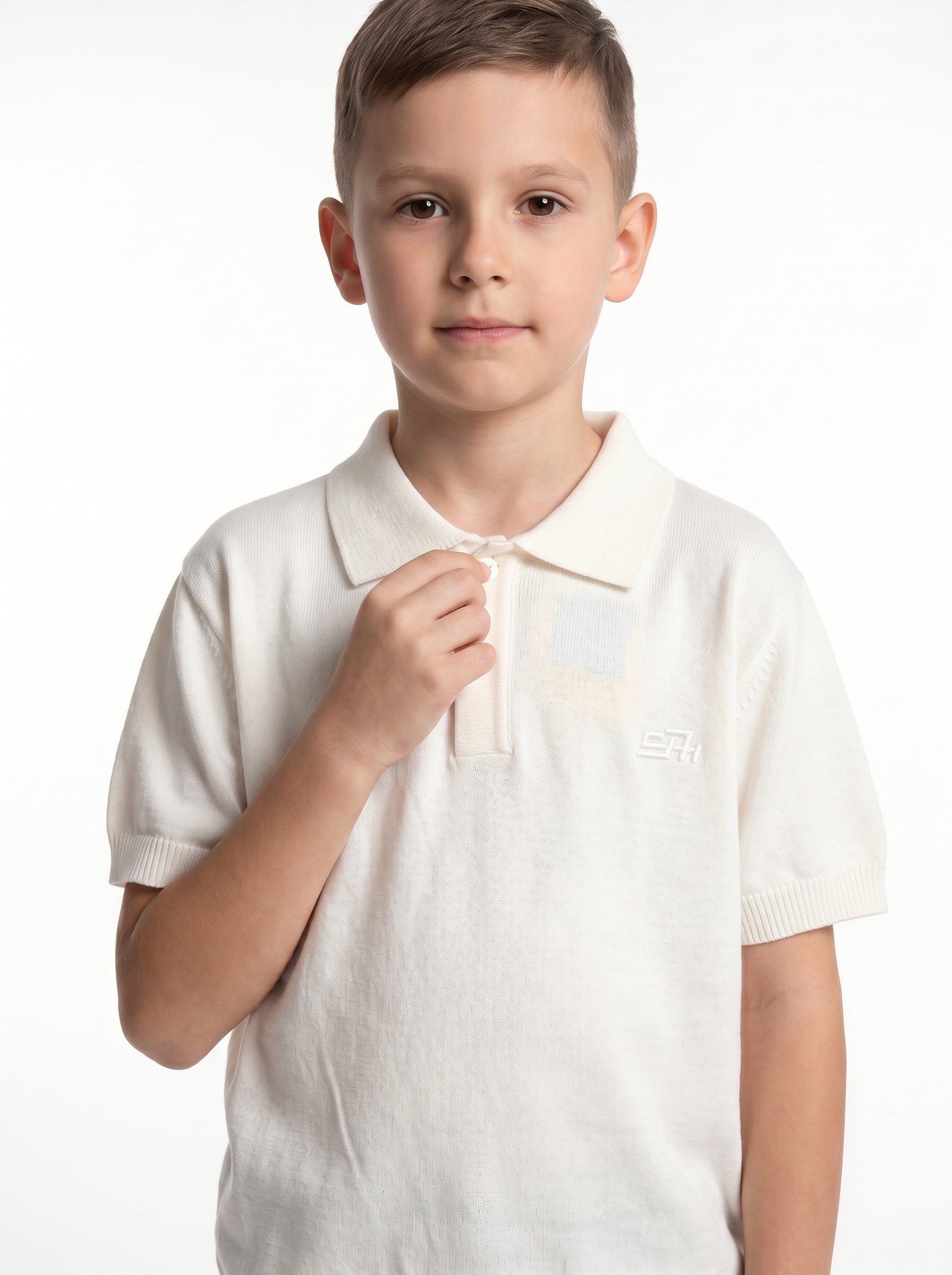 Logo Graphic Polo Knit Regular Fit - seven kids