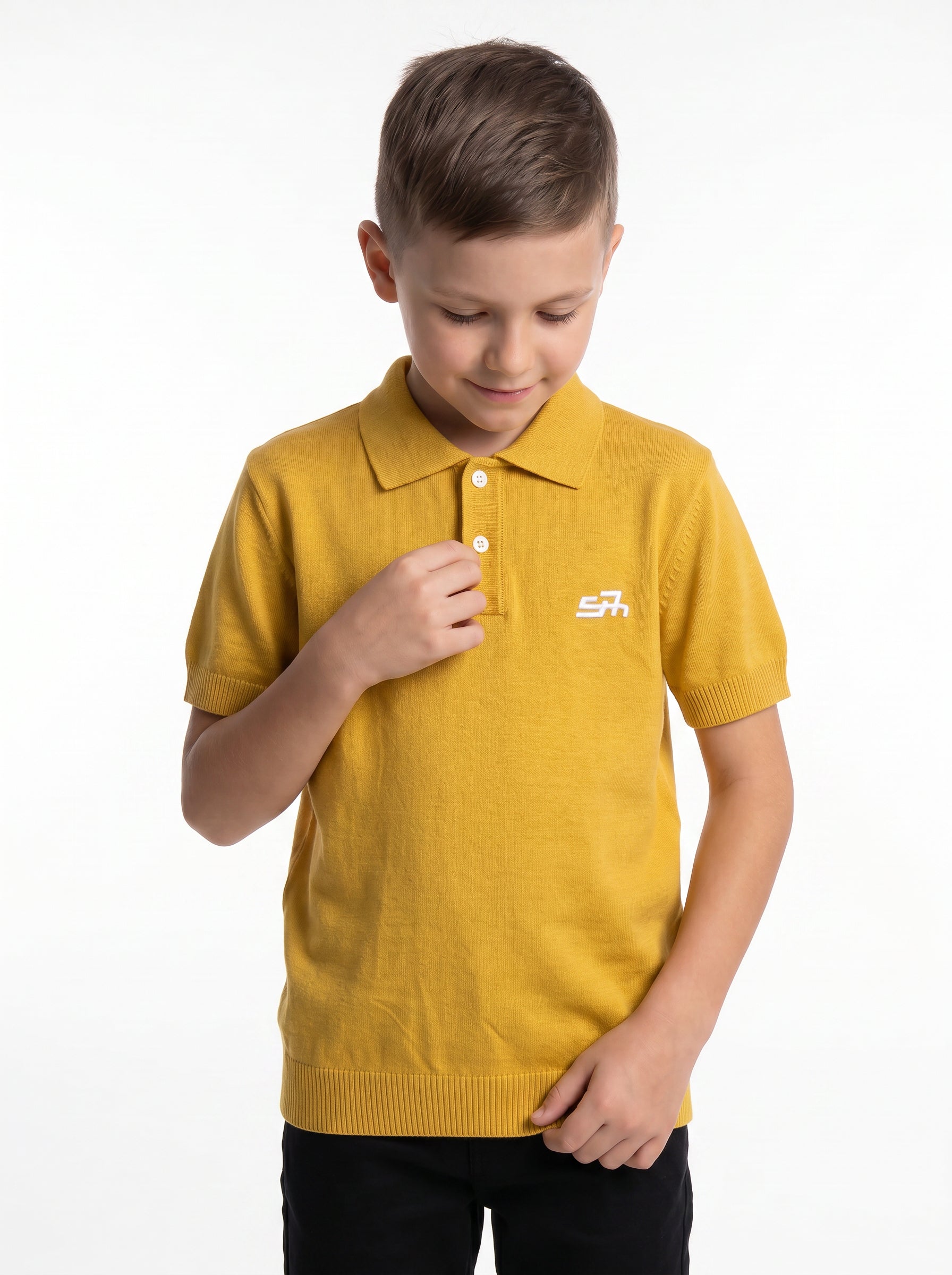 Logo Graphic Polo Knit Regular Fit - seven kids